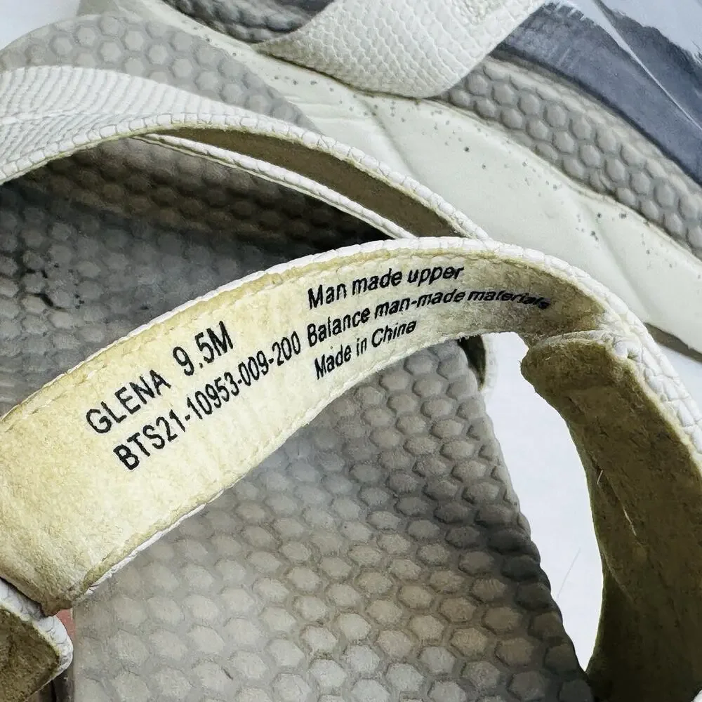 Baretraps Glena Sandals Women's Size 9.5 M White‎ Adjustable Ankle Strap Comfort